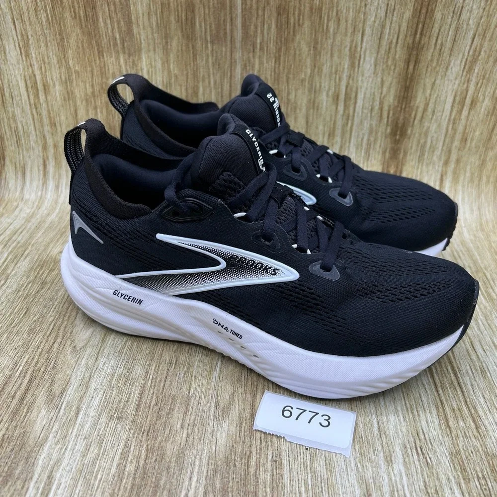 Brooks Glycerin 22 Women's Size 7 D Black White Running Shoes 1204341D090 - Picture 10 of 10